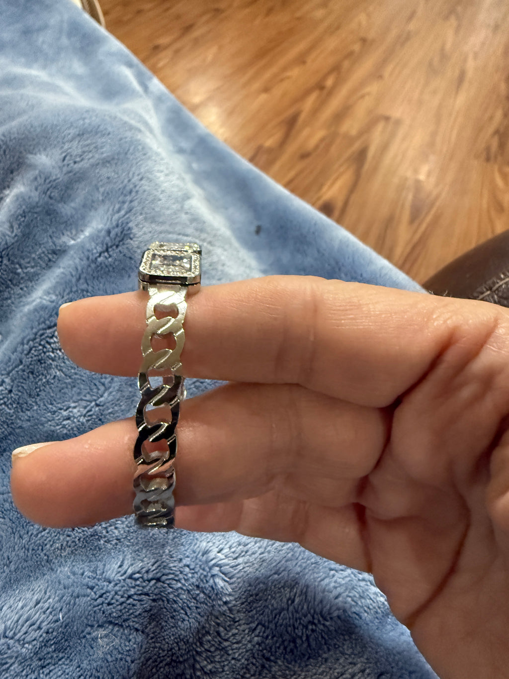 Square crystal bracelet
