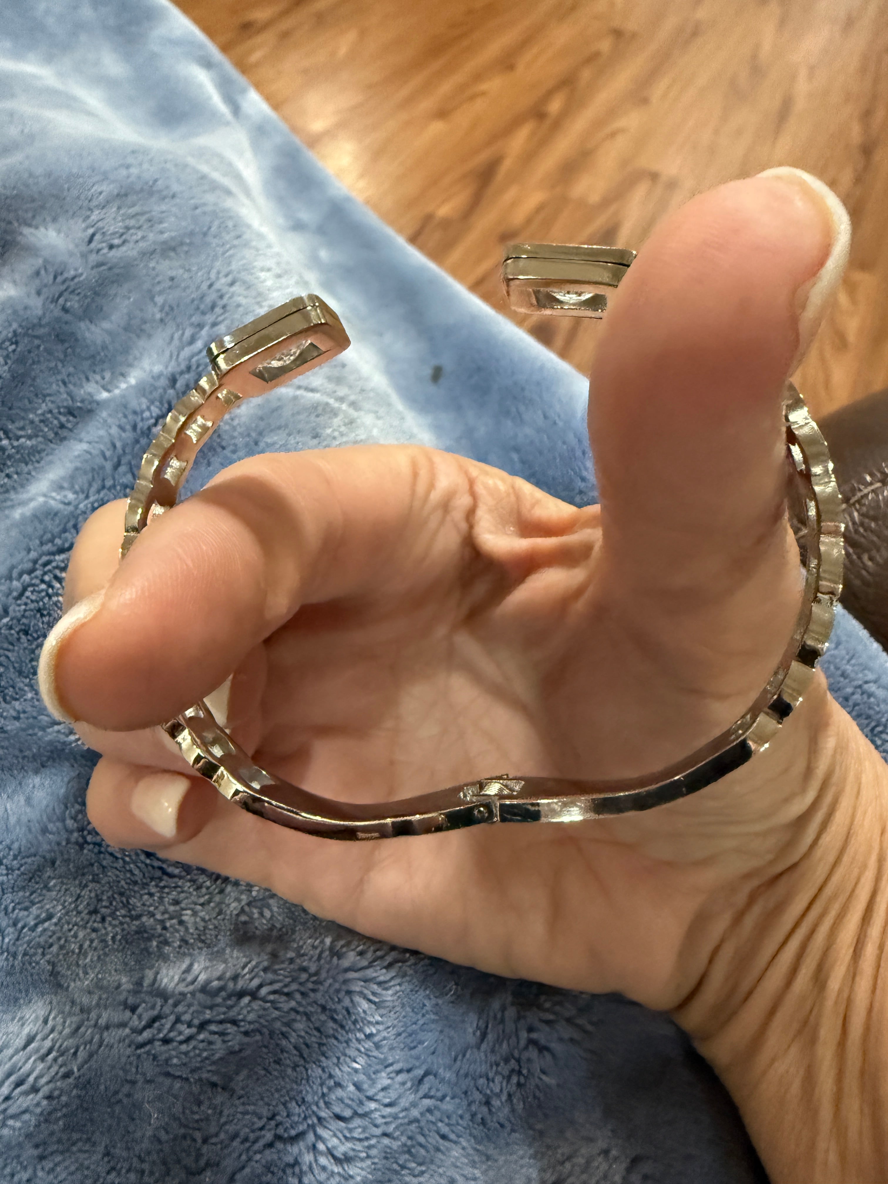 Square crystal bracelet