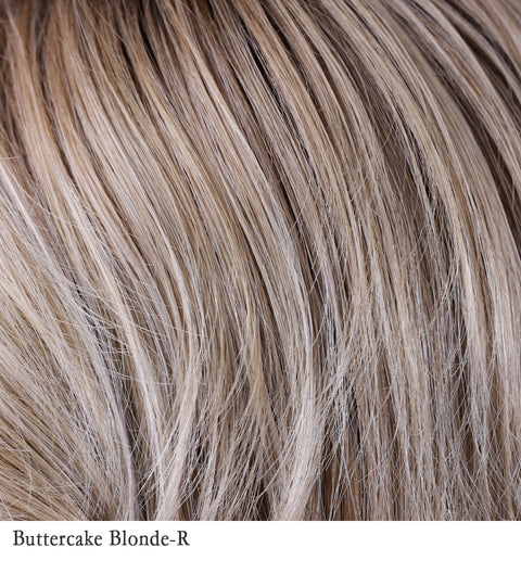 Buttercake blonde Belle Tress color swatch