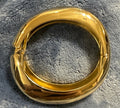 Gold colored square hinge bracelet