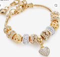 Gold tone and Crystal bracelet