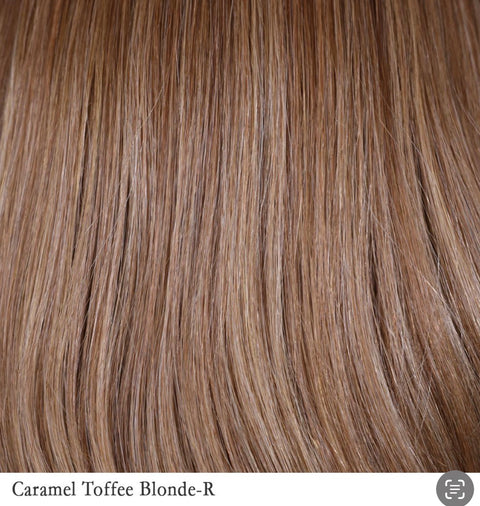 Caramel toffee blonde Belle Tress color swatch
